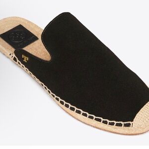 Tory Burch Max espadrille slide Nat Suede NWOB 7.5M
